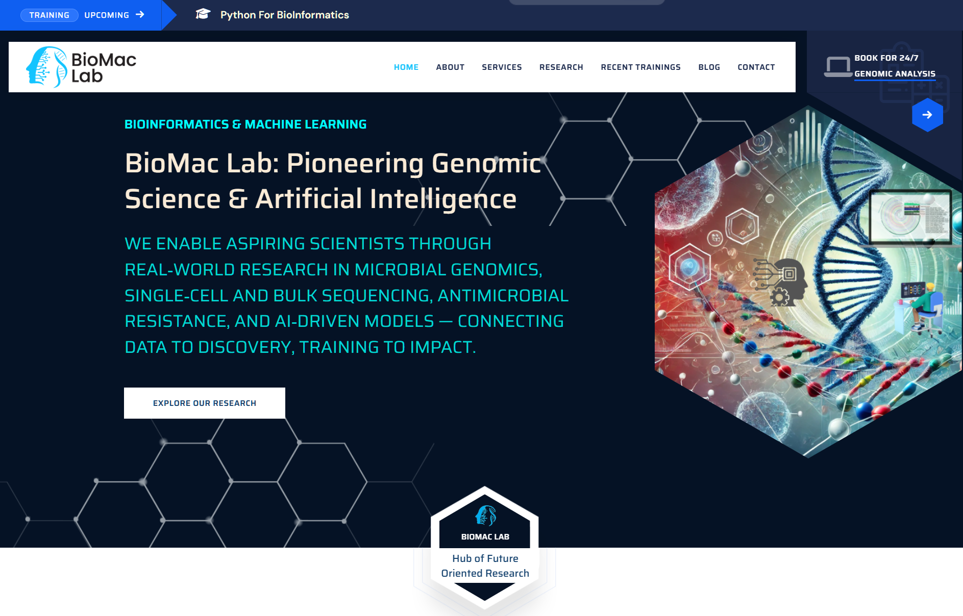 BioMacLab website project