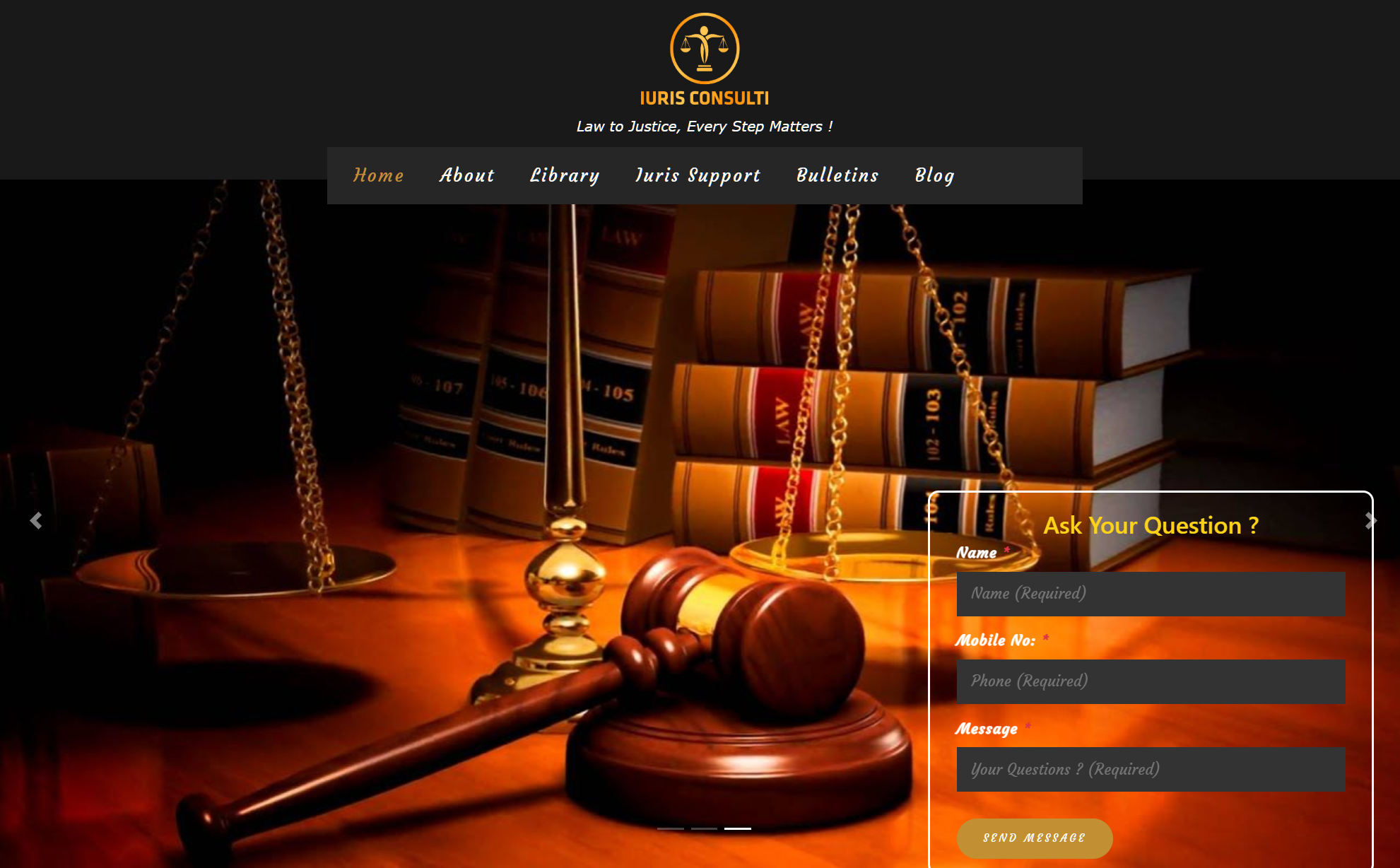 Iuris Consulti legal website project
